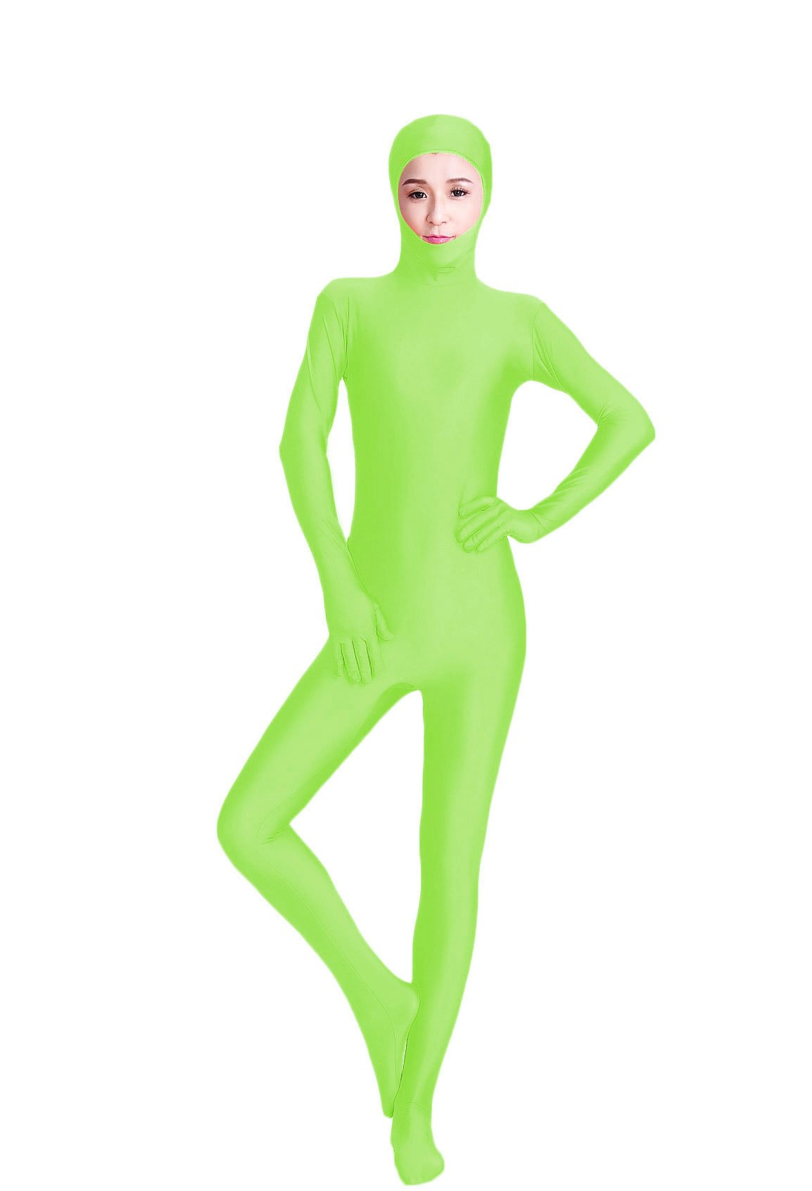 Bodysuit Zentai Unitard with Face Open