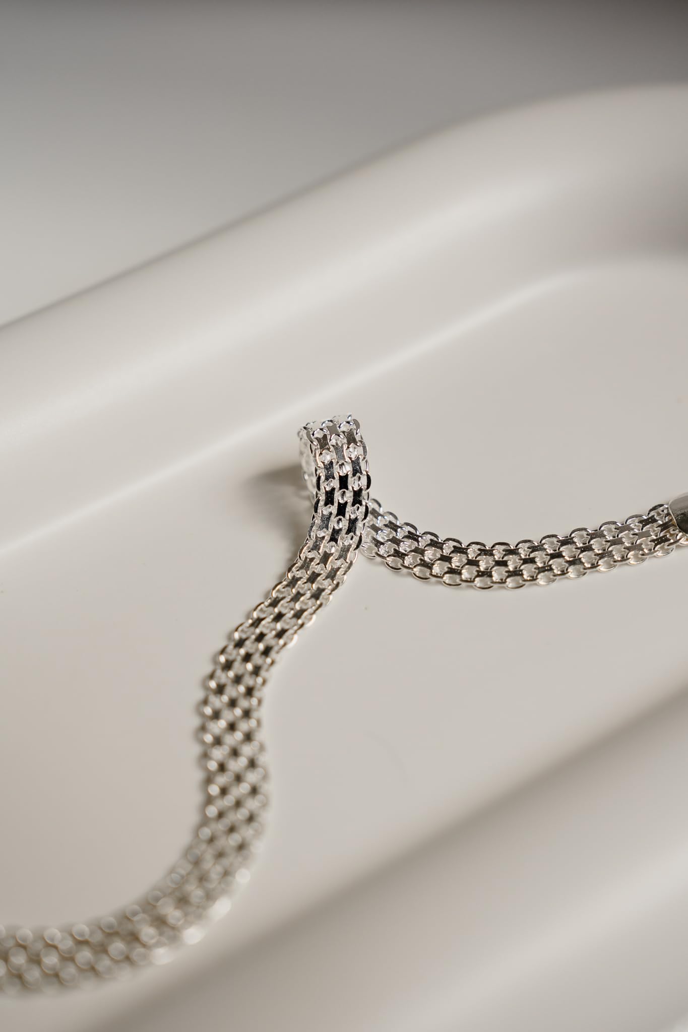 ZELYA Silberkette 925 – Bismark Kette 3-6 mm breite, Länge 45–60 cm, massive Echt-Silber Halskette für Damen herren, hochwertiger Schmuck aus 925 Silber Geschenk set