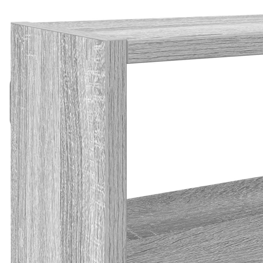 Generisch Würfelregal 7 Fächer Grau Sonoma Holzwerkstoff,Möbel,Regalsysteme,Wandregale-860027