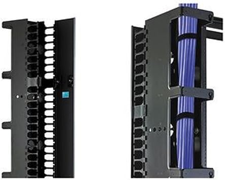 30162-E03 - CCS Combination Cabling Section, Vertical, Double-Sided, 7 ft. H x 6 W x 12.24 in. D,
