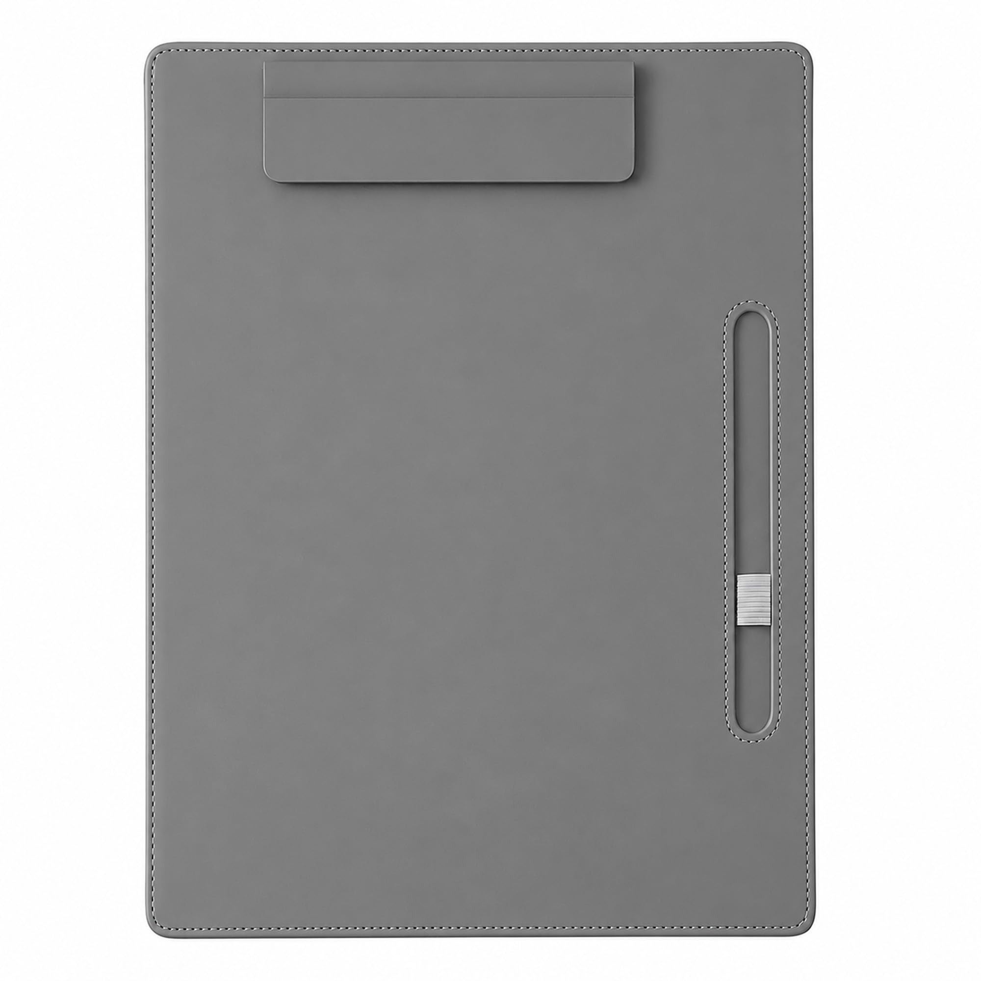Oddpod™ Soft Premium PU Leather Magnetic Clipboard & Document Holder for Business Meetings, Writing Pad with Pen Holder, Drawing Board, Conference Pad for A4 Sheet (Grey)-image-35