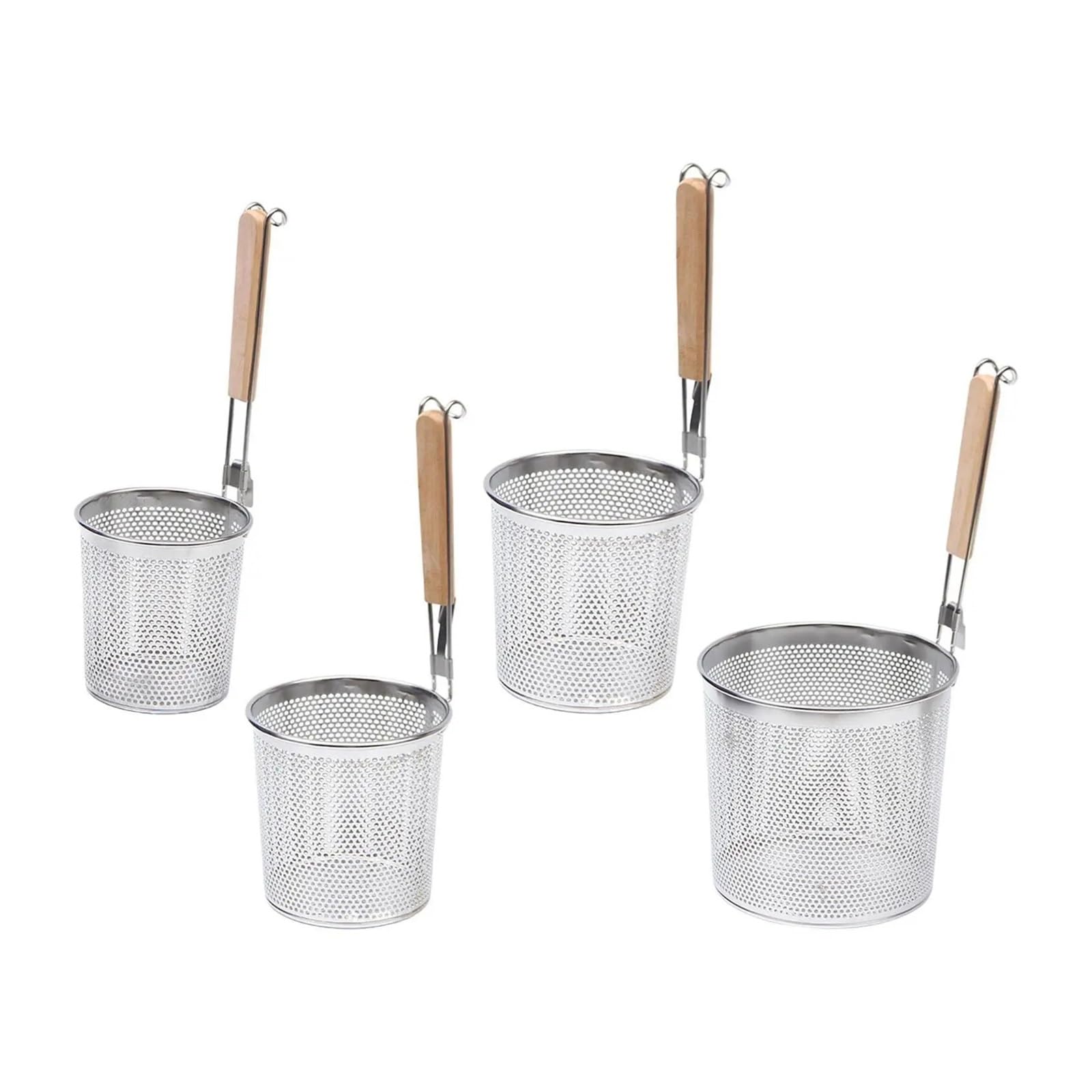 Colador de fideos, malla cocina, cesta for alimentos, for freír papas fritas(19cm)
