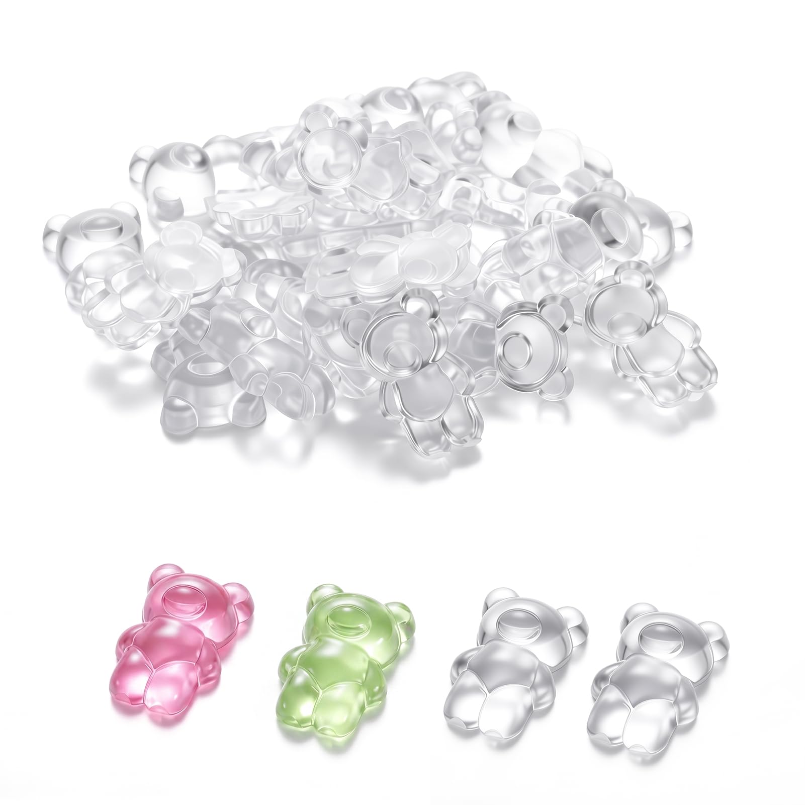 Nail Color es, 50pcs Nail Polish Color Card Transparent Acrylic Nail Polish Color Display Card Cute Cartoon Bear Shaped Nail Art Color Display CardNail Art Display Card