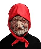 Realistic Granny Masks - Lifelike Elderly Face Masks for Costumes, Pranks, and Parties