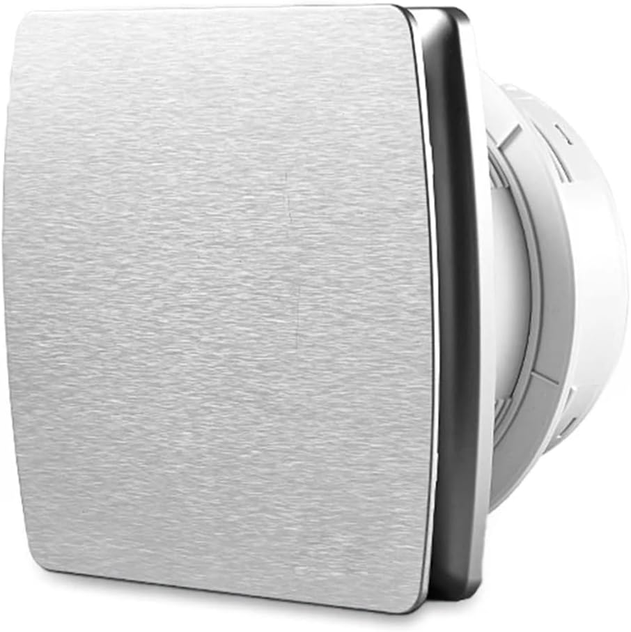 Bathroom Exhaust Fan with 4-inch Wall-Mounted Replaceable Vent for Improved Airflow(Gold)