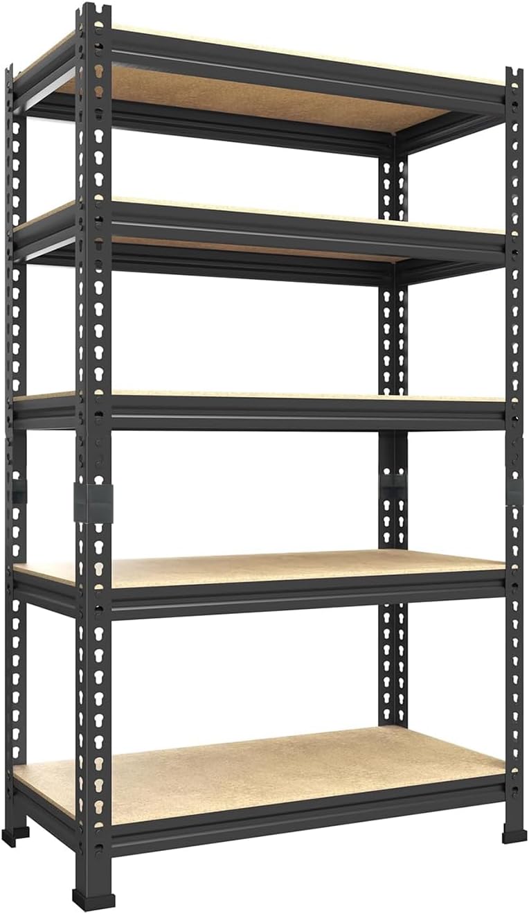 GoTrio Storage Shelves 5 Tier Adjustable Height Garage
