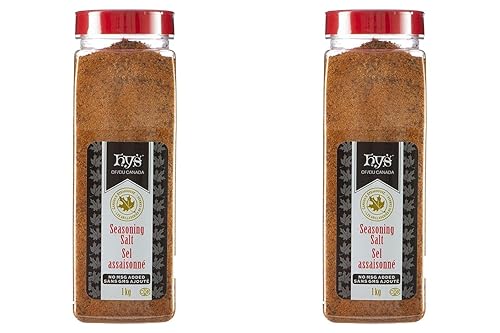 Hy's Sal sazonada, sin Msg, 2.2 lbs/2.2 libras, (paquete de 2) (importado de Canadá)