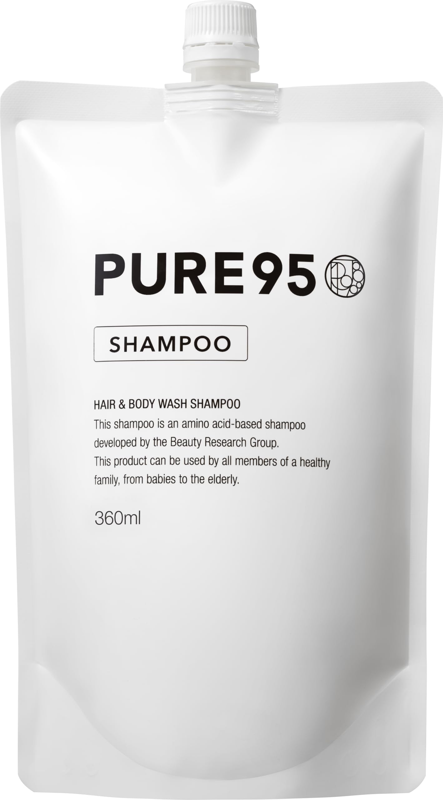 Amazon | PURE95 シャンプー 詰替360ml 美容室専売品 ノンシリコン