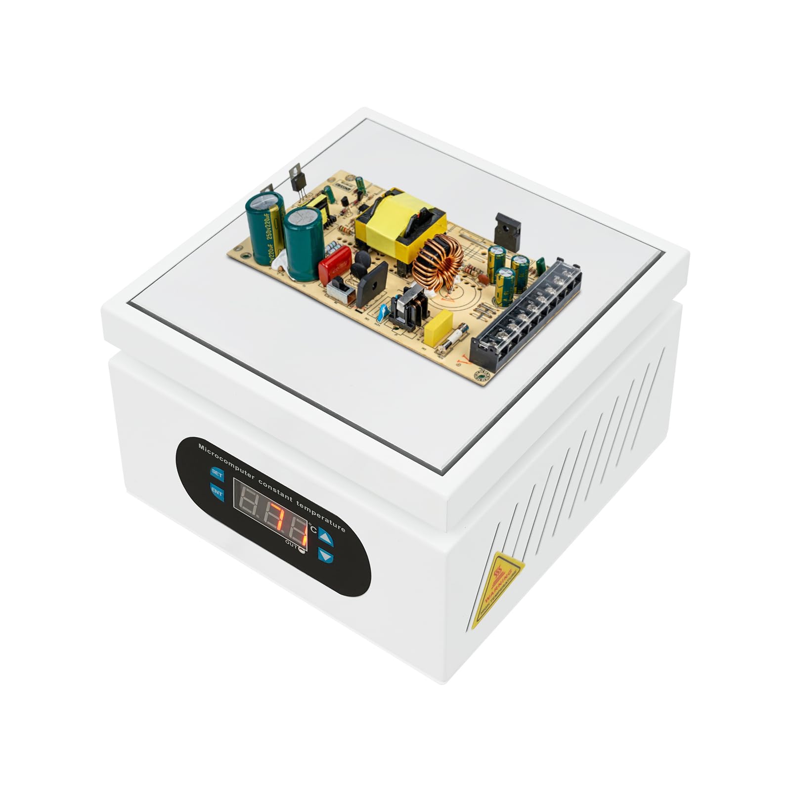 Plaque chauffante 550 W - Station de soudure - 200 x 200 mm - Station de préchauffage LCD jusqu'à 400 °C - Station de préchauffage électrique pour réparation d'écran de téléphone portable et