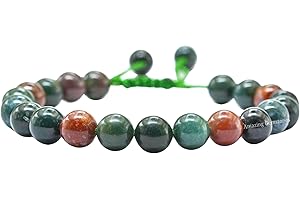 Natural High Bloodstone Bracelet: Protection, Healing, and Inner Peace