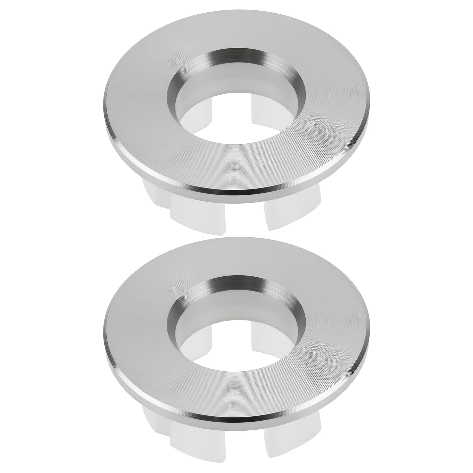 Create idea 2x Sink Overflow Covers For Overflow Holes 22-24mm Stainless Steel Kitchens Bathrooms