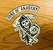 Generic Stickers Sons of Anarchy - En vinyle imperméable - Pour valises de voyage, voiture, skateboard, moto, vélo, skateboard, ordinateur portable, scooter