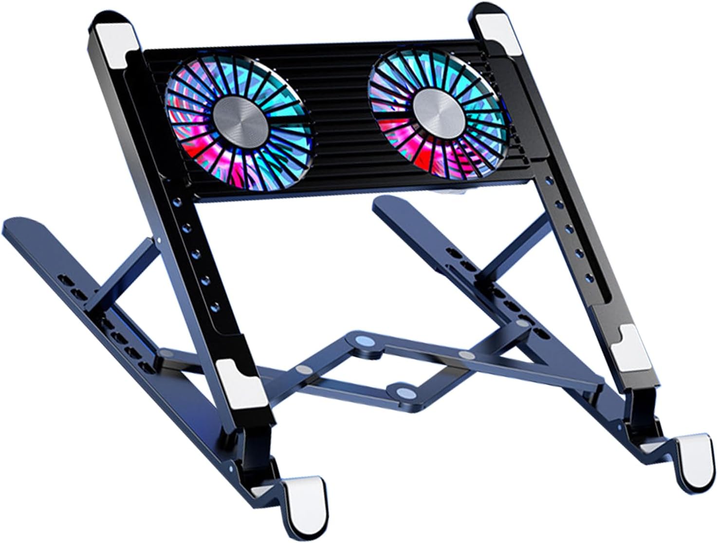 Laptop Cooling Pad para portátil con ventiladores y base ajustable miniatura 1