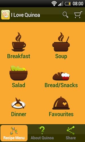 I Love Quinoa: Recipes App