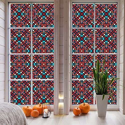 Image of CVANU Window Film Privacy Heat-UV Protection Self-Adhesive Window Glass Film Viny Sheet Multicolor Size(23inch X 60inch) C164