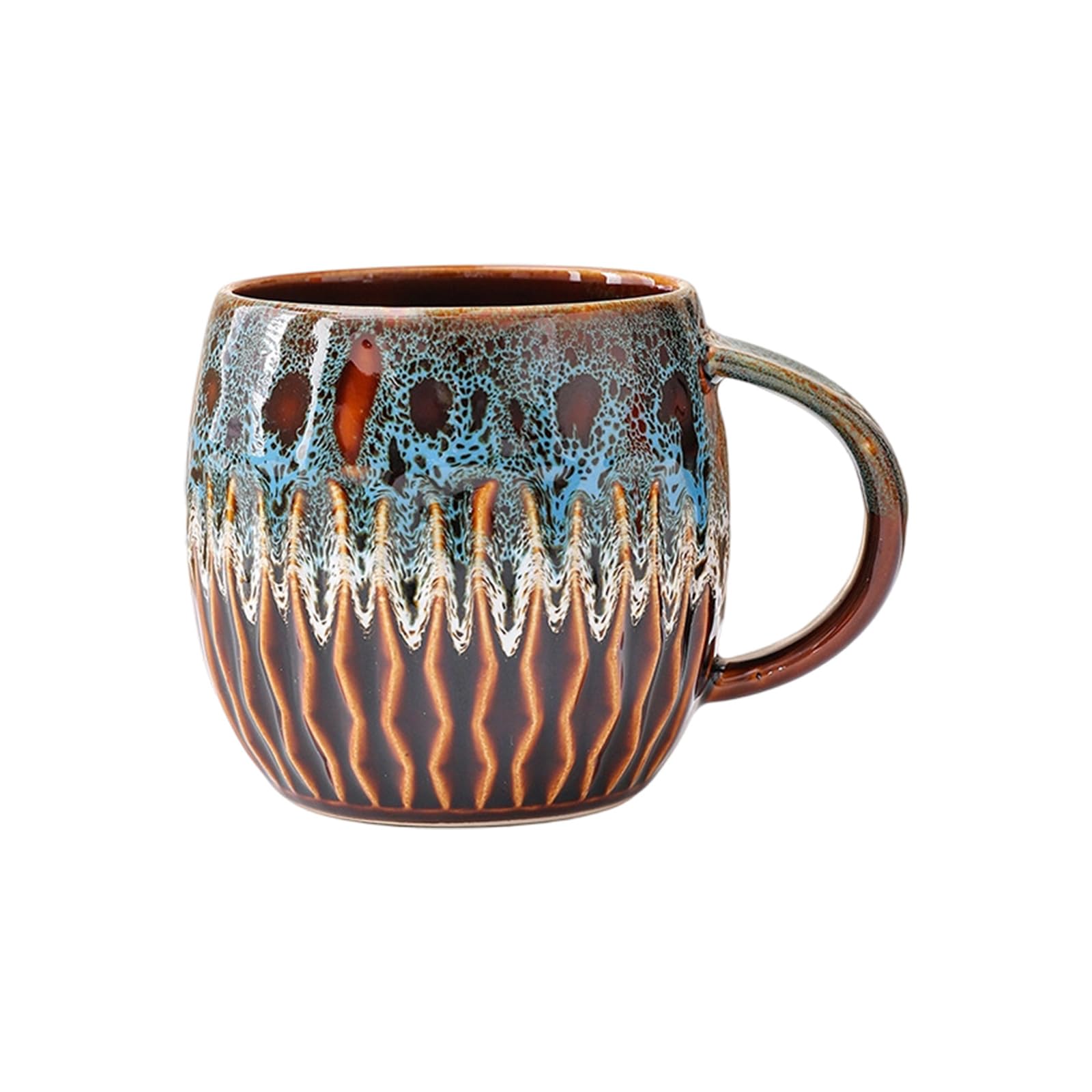 CAZSTYK Glazed Ceramic Tea Cup 20Ounce Capacity Microwave and Dishwasher Safe Beverage Drinking Mug Microwave Safe Cup