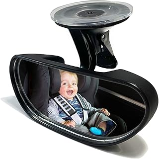 Baby Car Mirror, KITBEST Rear View Mirror for Baby on Car Back Seat, Shatterproof Adjustable Car Baby Rearview Mirror to See Rear Kids, Babies, Infants and Newborn