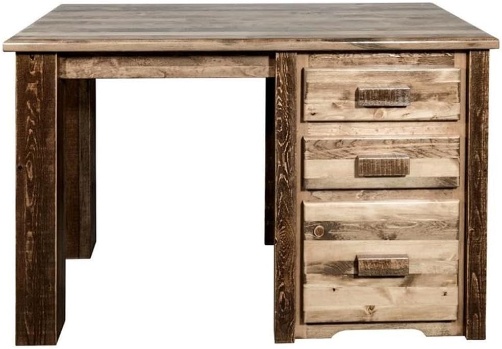 Montana Woodworks Homestead Collection Office Desk, Stain & Lacquer Finish