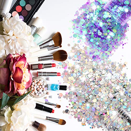 Chefic Chunky Make-upnagels, 12 stuks, met 2 penselen (12 x 10 ml) - Image 8