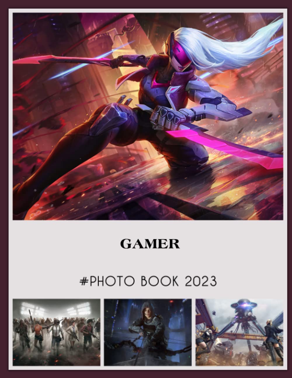 Gamer Games Photobook: Photo Book Of Gamer Games With 30+ Pictures, 2023 Photo Picture Book Birthday Christmas Gifts For Men Women Boy Girl Kid Teen