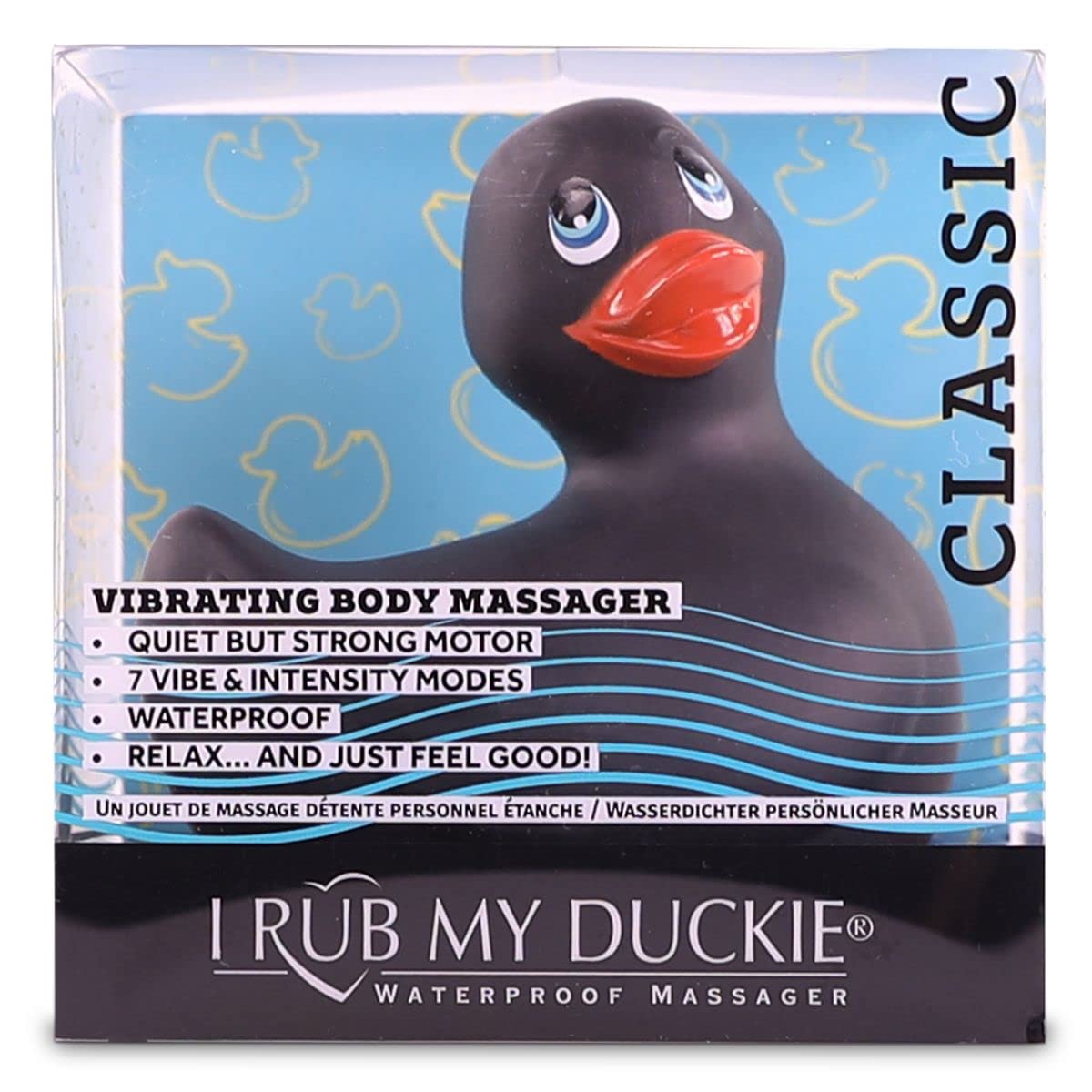 Big Tea Toys – I RUB My Duckie Classic Vibration Duck Black : Amazon.com.be:  Health & Personal Care