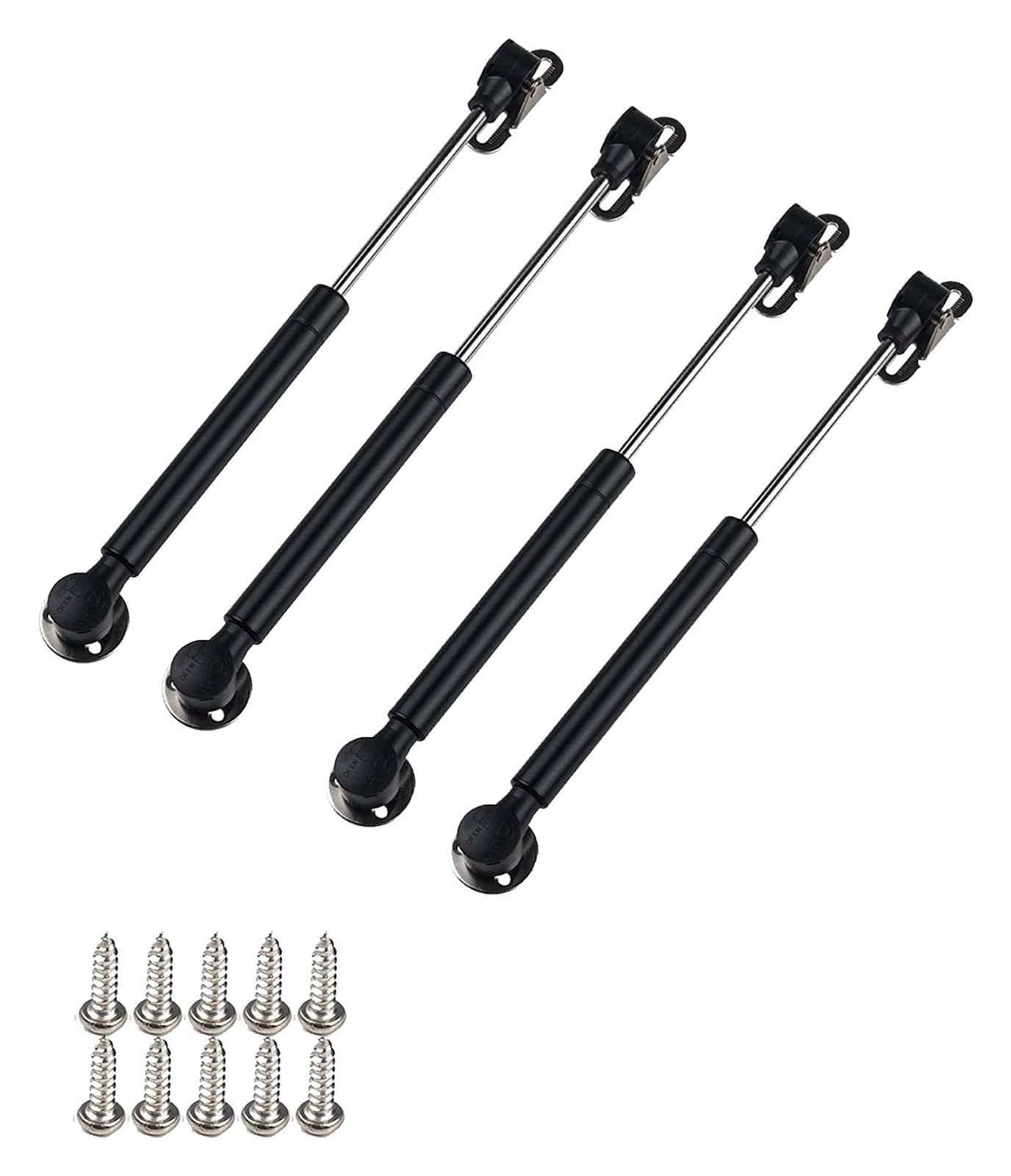 FGJsfhrDTU 100N 22.5lb 10.5in 268mm Black Gas Struts 2 Pack Cabinet Shoe Lid Support(100n 4pcs)