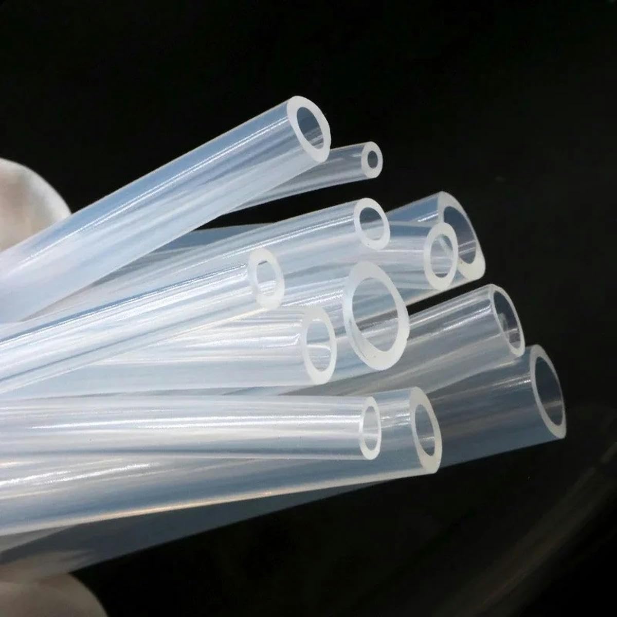 Tubo in gomma siliconica per uso alimentare da 1 metro Diametro tubo flessibile in silicone trasparente 1 2 4 5 6 7 8 9 10 11 12 14 16 18 20 30 Tubo da 50 mm-Traslucido-1 metro-ID 50 mm x 60 mm OD