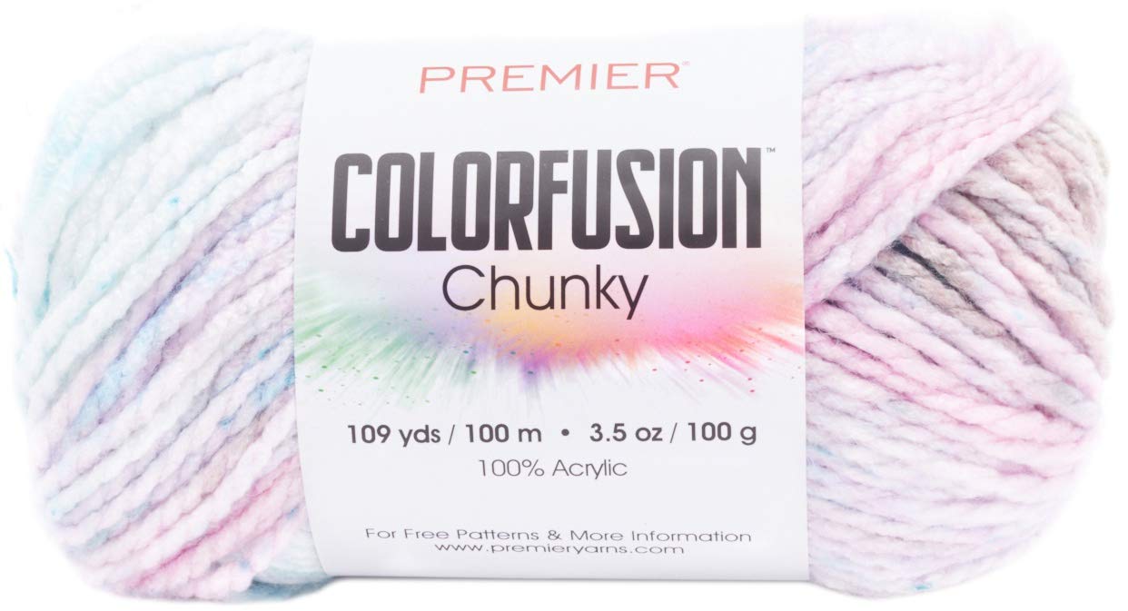 Premier YarnsColorfusion Chunky Yarn-Salt Water Taffy