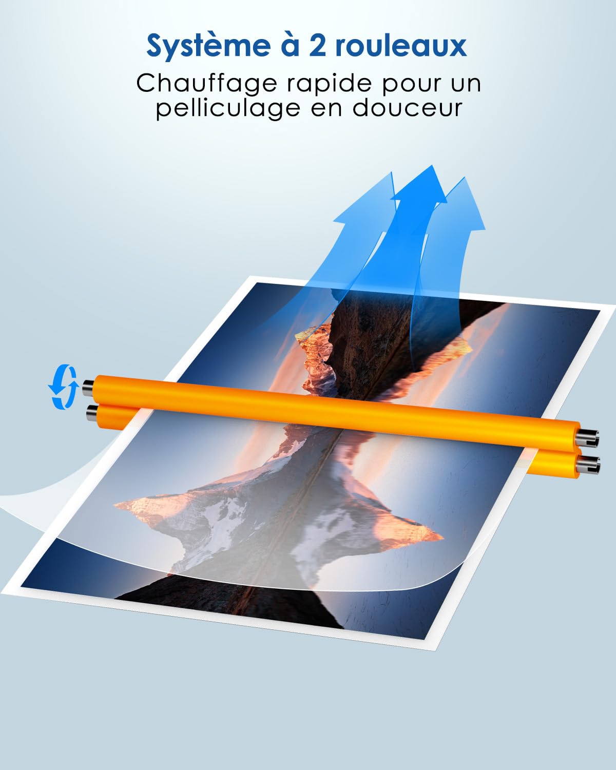 Laminator A4 - laminator 4 w 1 z 30 foliami do laminowania do formatu A4/A5/A6