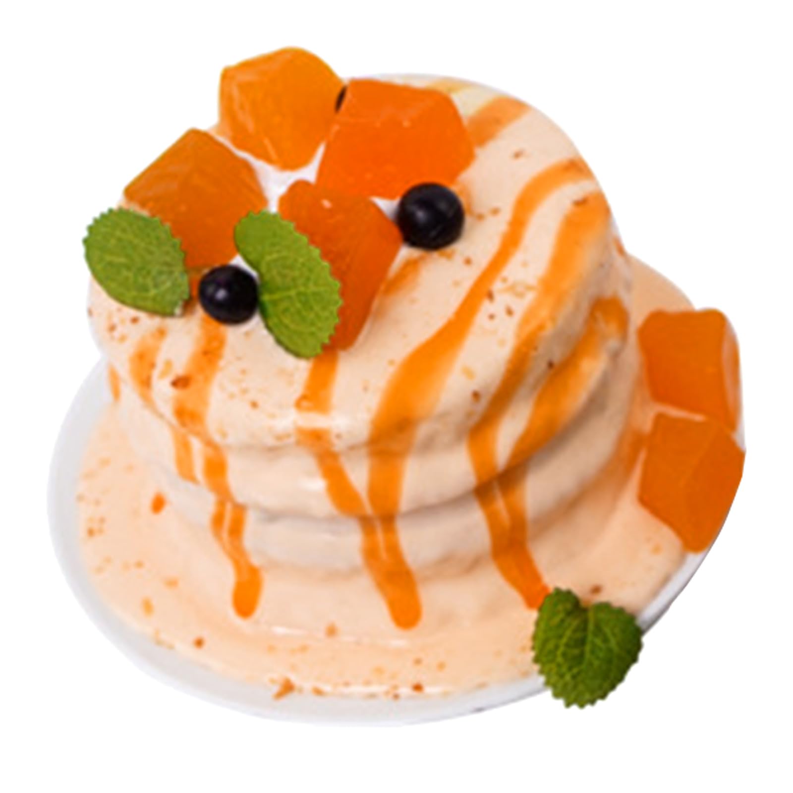 Limtula Realistic Dessert Simulation Props Decorative Faux Fruit Cake Model Artificial Food Decoration for Home and Party Use PU Cake Model