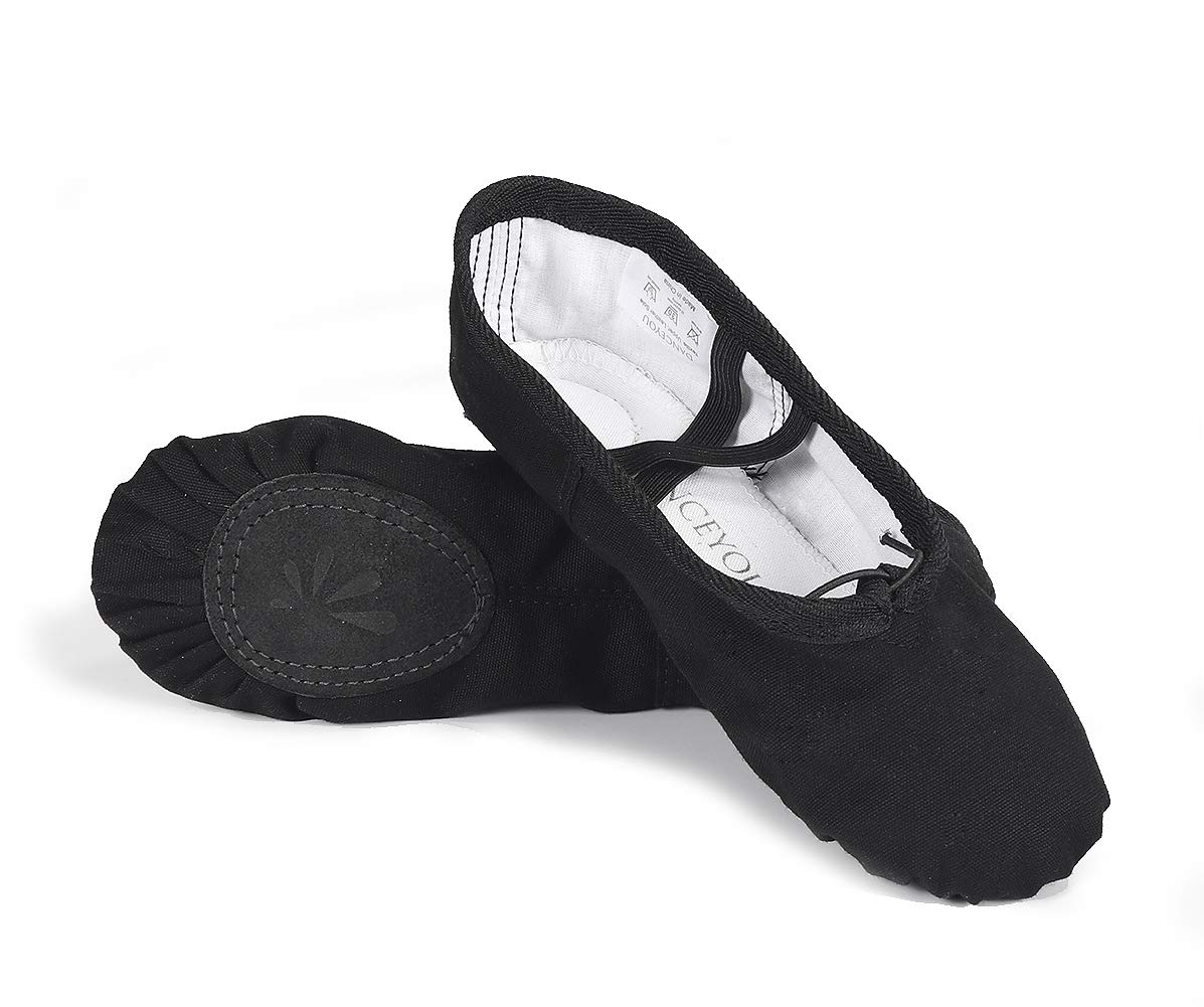 Unisex Baby Adults Split Sole Canvas Ballet Shoes