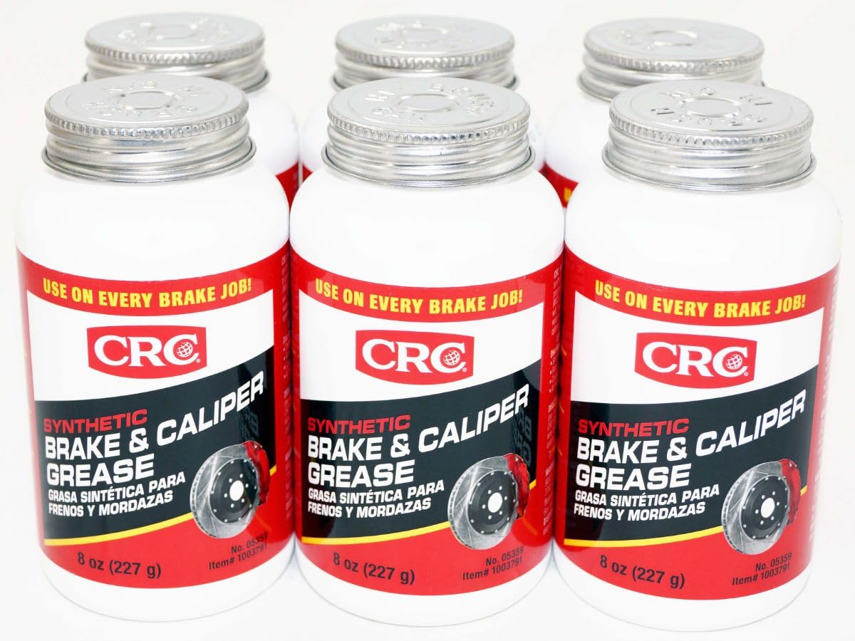 CRC Industries (CRC05359) Brake Caliper Synthetic Grease, 8 oz Bottle, 6 per Case