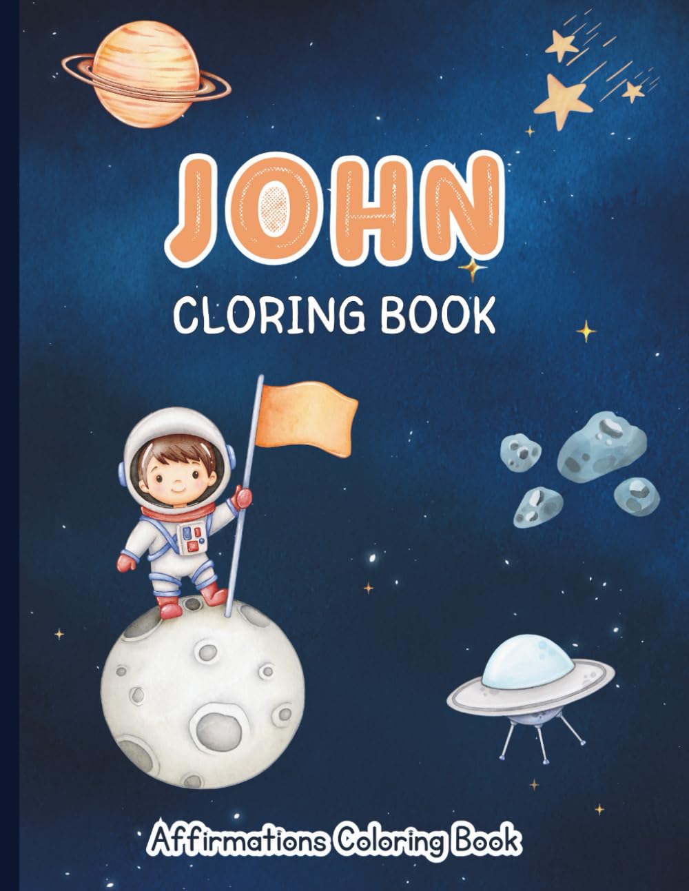 John Coloring Book: Affirmations Coloring Book, A Creative Journey of Positive Empowerments