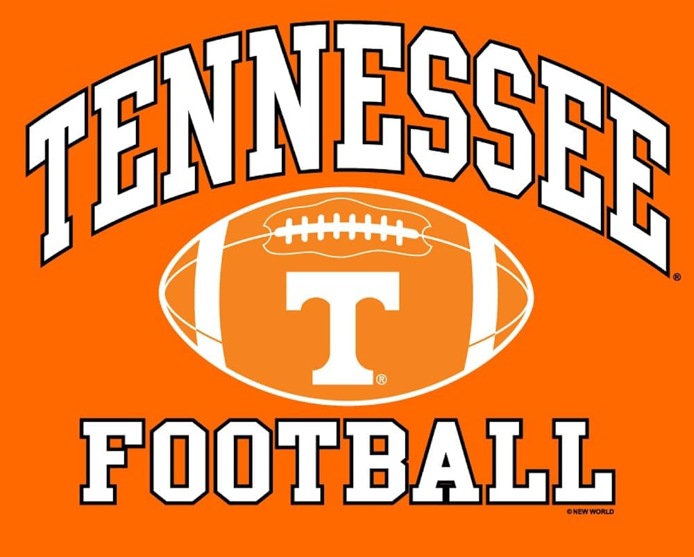 New World Graphics Tennessee Men’s Orange College Football Short Sleeve T Shirt