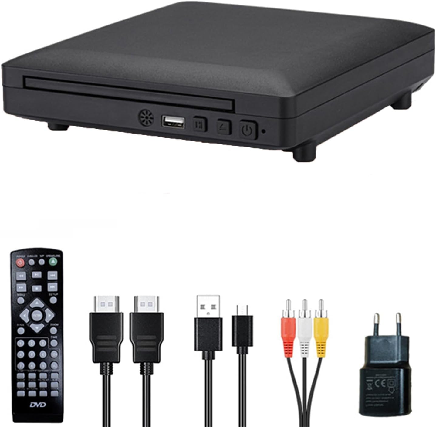 Amazon ミニ DVD プレーヤー小型 DVD プレーヤー 1080P 用コンパクト DVD プレーヤー VCD 用 DVD