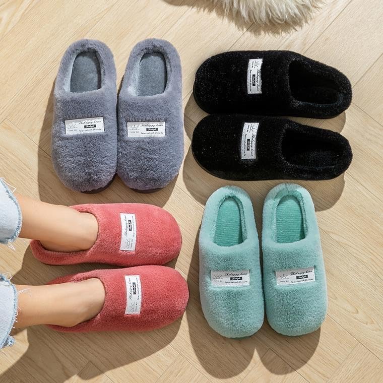 Image of DRUNKEN Slippers For Men Winter Sandals Casual Flats Home Footwear Man Girls Sliders Flip Flops Chappals Ladies Clogs Sleeper Slides Stylish Ortho Soft (Color: Green, Size: 3-4 UK)