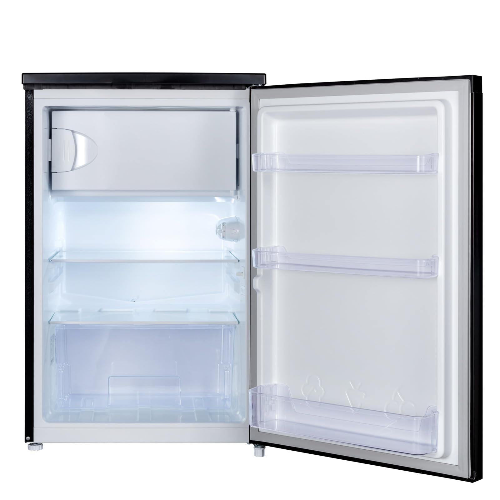 CHiQ Frigorifero Monoporta 107L, Classe Efficienza Energetica D, Nero, Raffreddamento Dual Zone ottimizzato, Bassa Rumorosità 39 dB,Porta Reversibile, Adatto per Casa, Ufficio e Altre Applicazioni