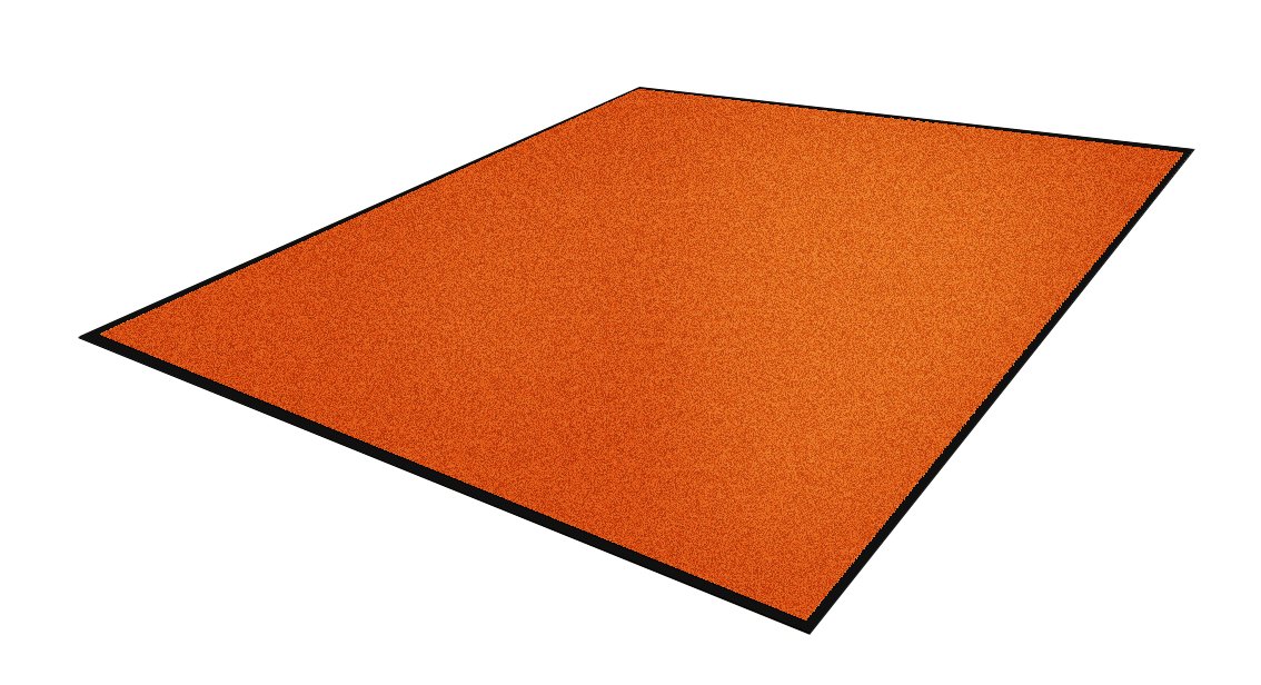 Andersen 8452 Classic Impressions Plus Solid Alfombra Interior De Nylon De Fibra, Dorso De Caucho Nitrilo, 1224 gr/m², 75 x 85 cm, Naranja Suave