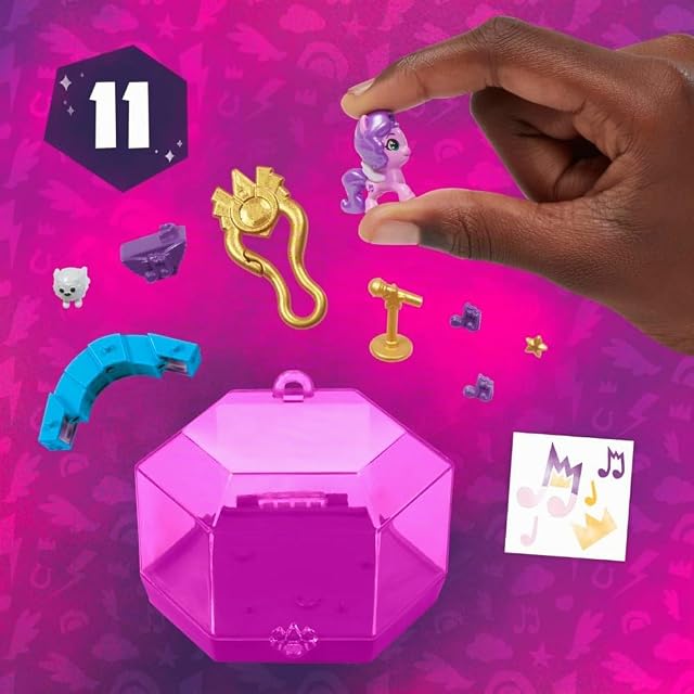 Foto 4 de 7 de My Little Pony Mini Mundo mágico Llavero de Cristal, Multicolor (Hasbro F5245)