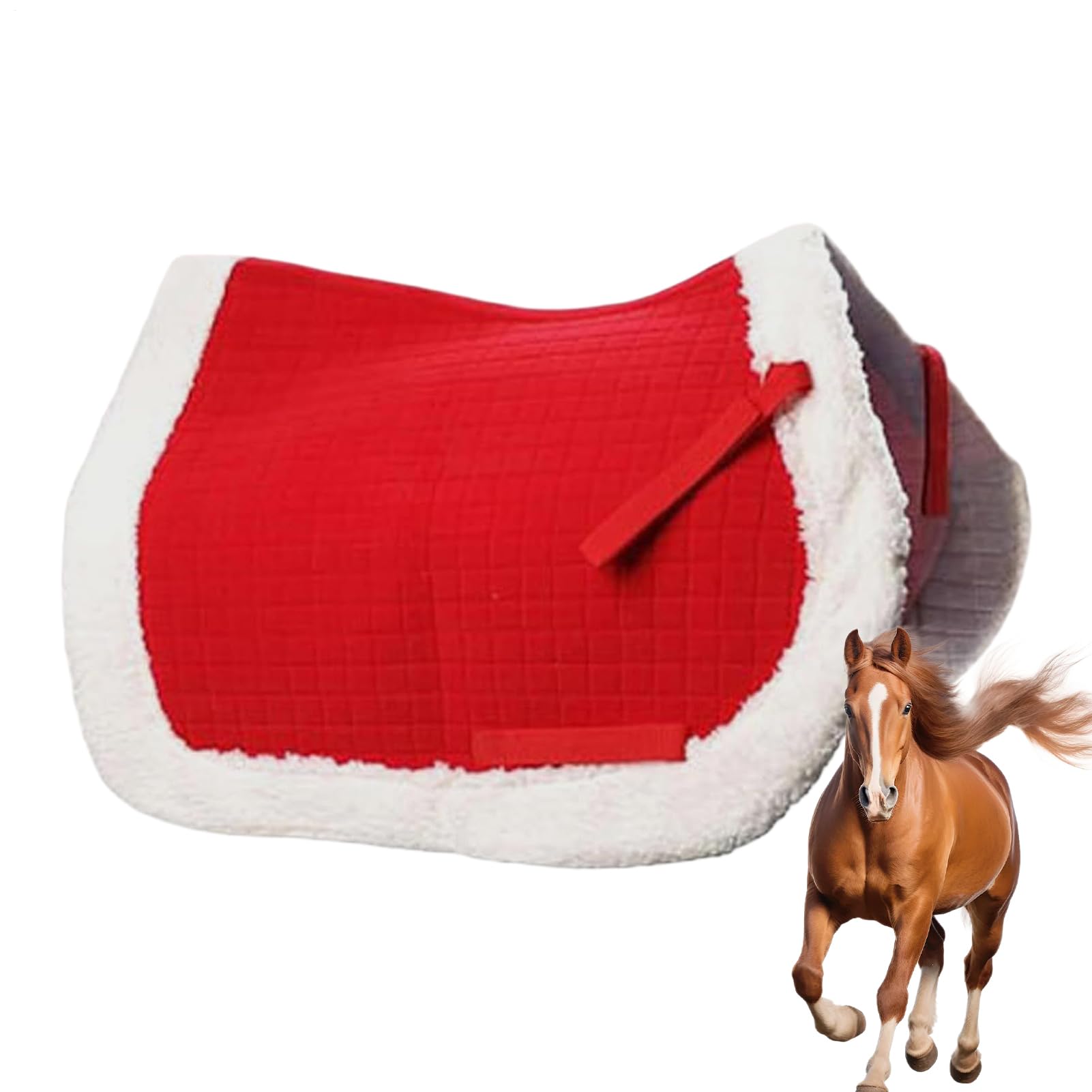 Generisch Cappello con Babbo Natale, copricapo natalizio, per gli amanti degli animali, per feste e feste