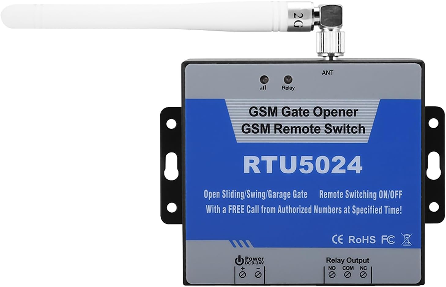 GSM Gate Opener, RTU5024 GSM Mobile Phone Access Controller Remote Control Switch SMS Door Control