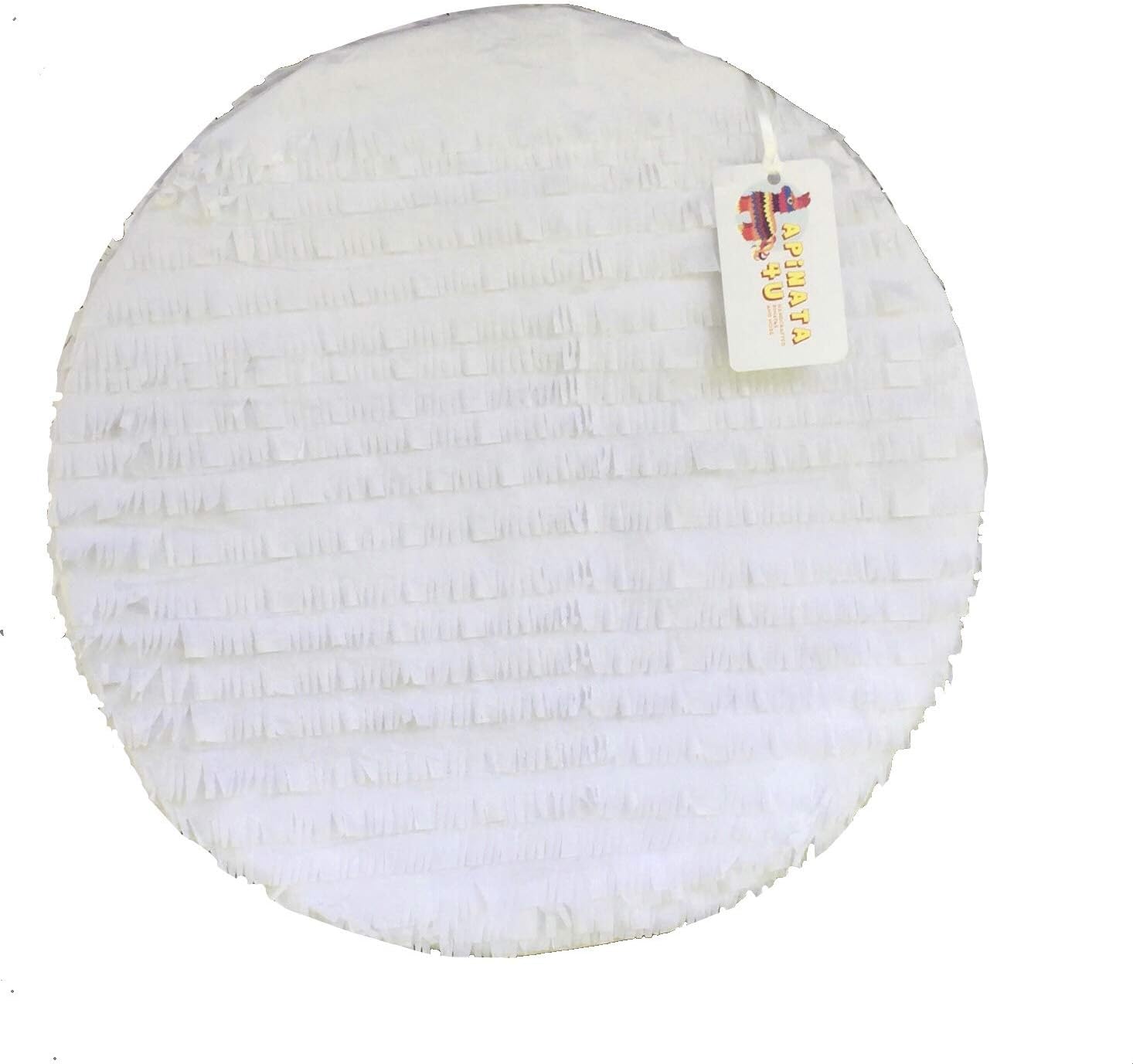 APINATA4U 16" Blank Canvas Pinata - DIY Your Own Masterpiece - Perfect for Creative Parties, Birthdays, and Custom Celebrations - Unleash Your Imagination!