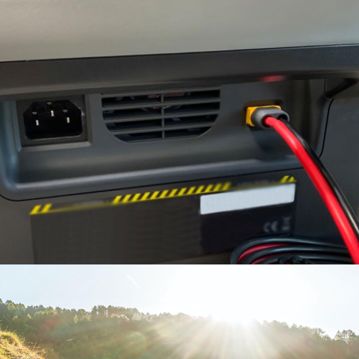 Adaptateur solaire vers XT60 Câble solaire 12 AWG Câble de panneau solaire compatible avec Ecoflow River Delta Series Bluetti Portable Station d'alimentation Panneau solaire 2 m