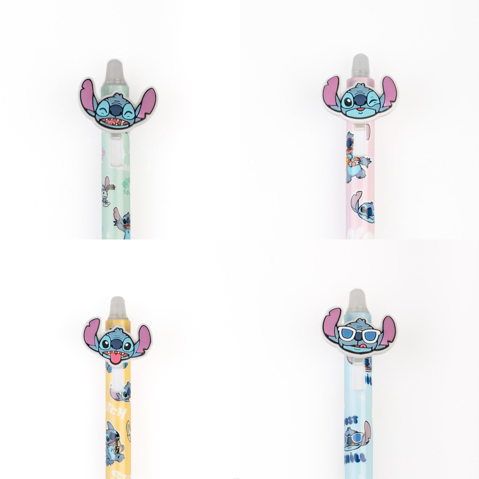 Grupo Erik Set Cancelleria 4 Penne Gel Blu a Scatto Stitch