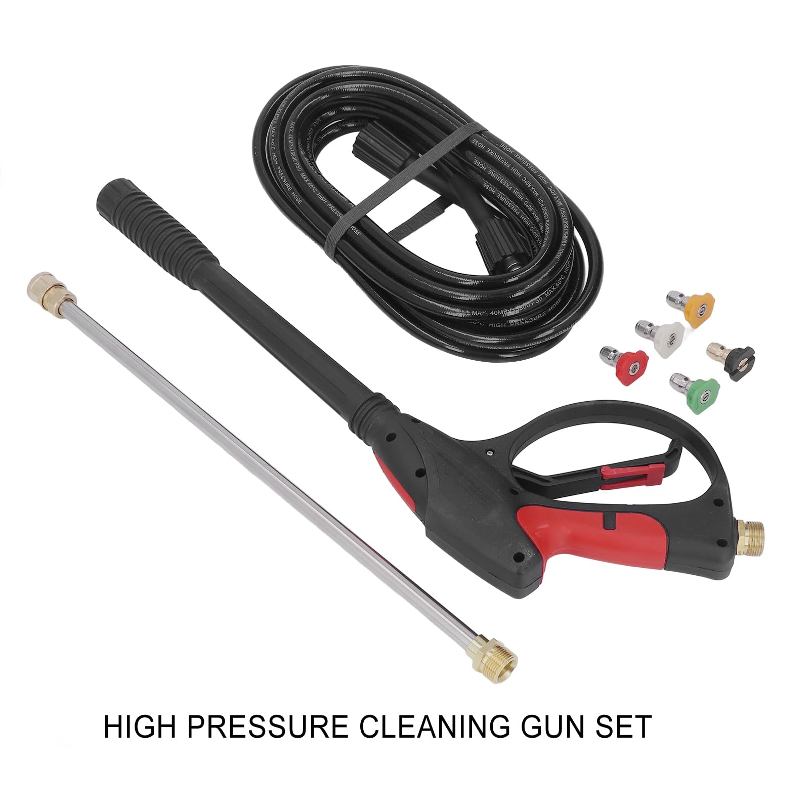 Keenso Pistola de Limpieza de Alta Presión 4000 PSI Manguera