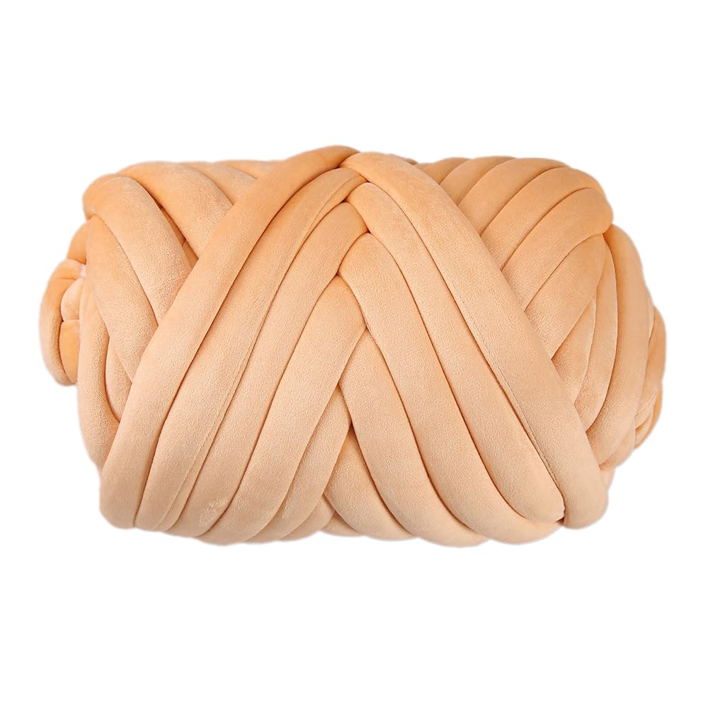 Gruba włóczka wełniana, 1000 g, Chunky XXL Yarn do dziergania na ręce, przędza do dziergania na ręce, nieporęczna przędza dla początkujących, do szydełkowania, koców, poduszek, kosza dla zwierząt