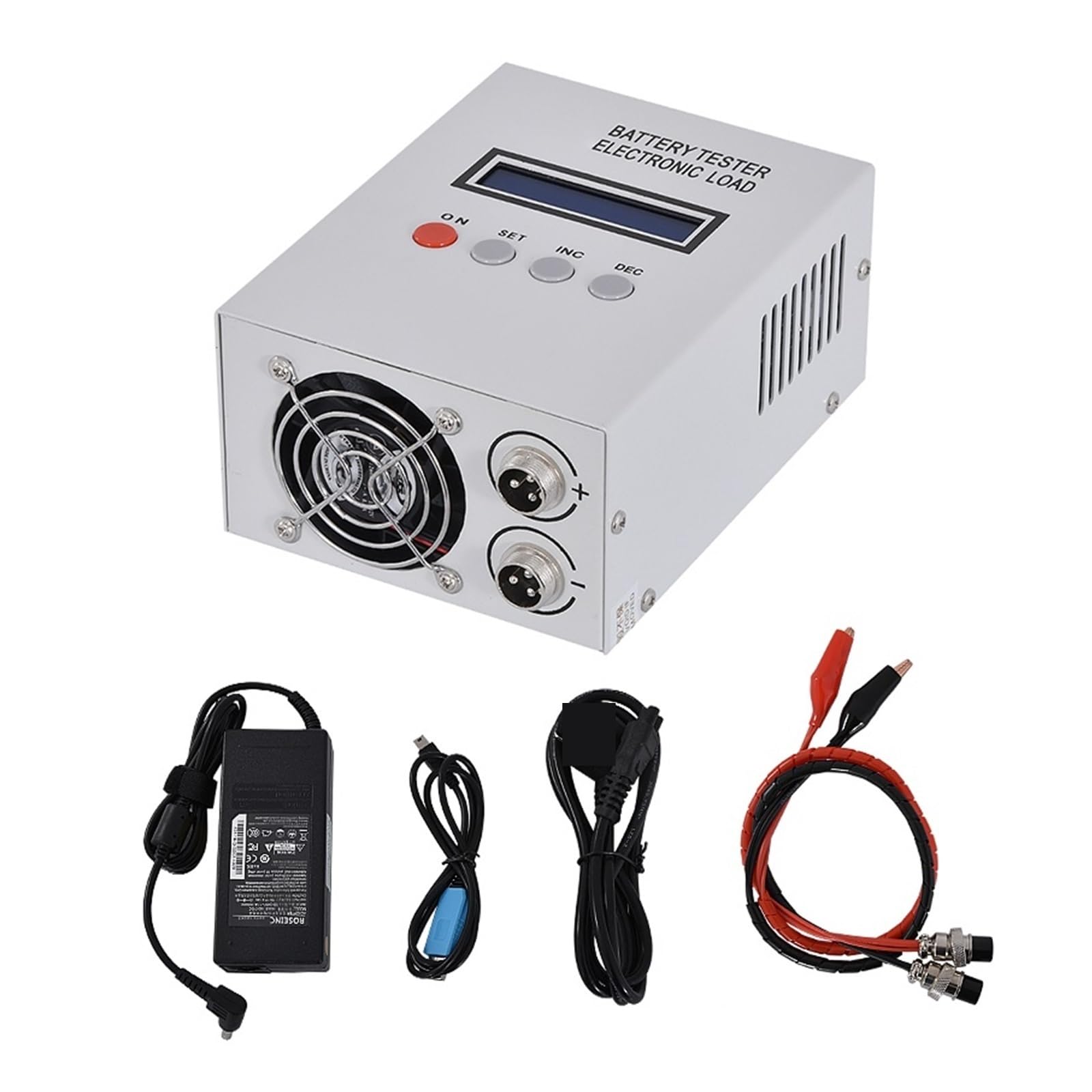 Tester Batterie, Tester for batterie EBC-A20 20A 85W Batterie al litio piombo-acido Test di capacità 5A Carica 20A Scarica Supporto Controllo software,Tester Pile