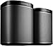 Produktbild Sonos Play:1 Smart Speaker (Doppelpack Starterset, Kompakter und kraftvoller WLAN Lautsprecher für unbegrenztes Musikstreaming - Feuchtigkeitsbeständiger Multiroom Lautsprecher) schwarz