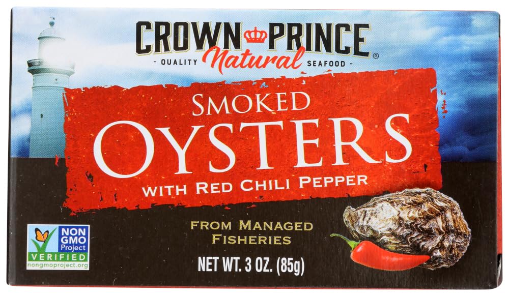 Crown Prince Oysters W/Chli Pepper 36x 3OZ