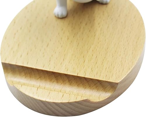 Miniatura 18 de Lindo perro teléfono celular titular de madera Smartphone escritorio titular para teléfonos móviles Animal teléfono soporte escritorio ornamento